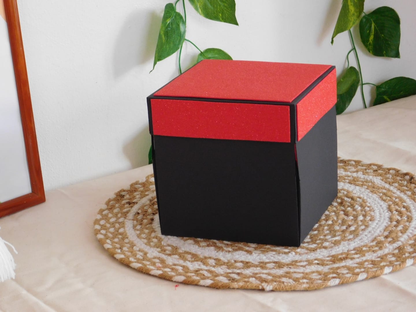 Personalised Explosion Gift Box (Black & Red Edition)